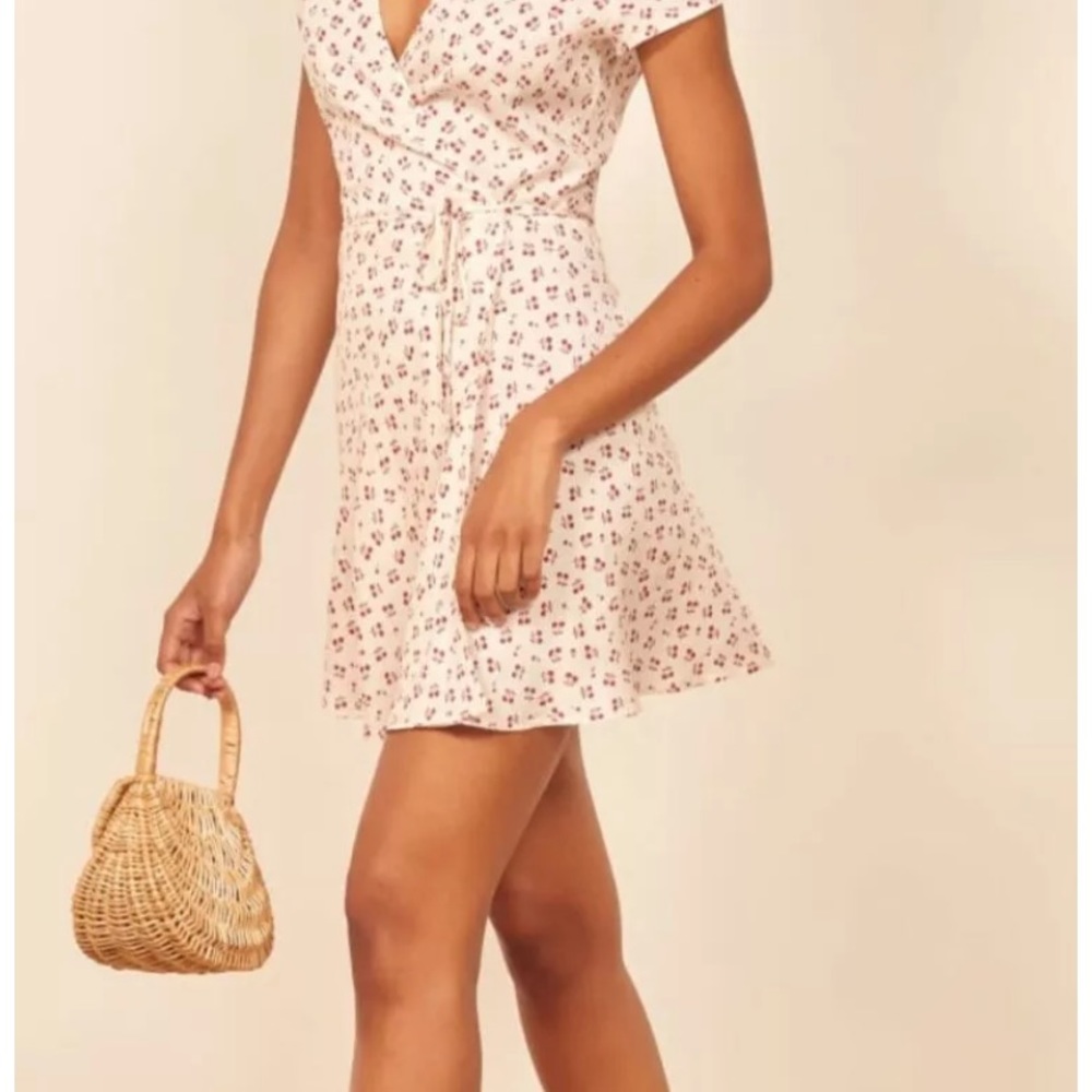 Reformation wrap dress